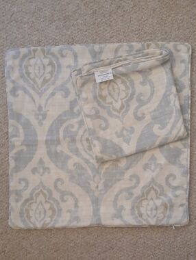 Ballard Designs Arryanna Damask 22"×22" Set of Two Pillow Covers